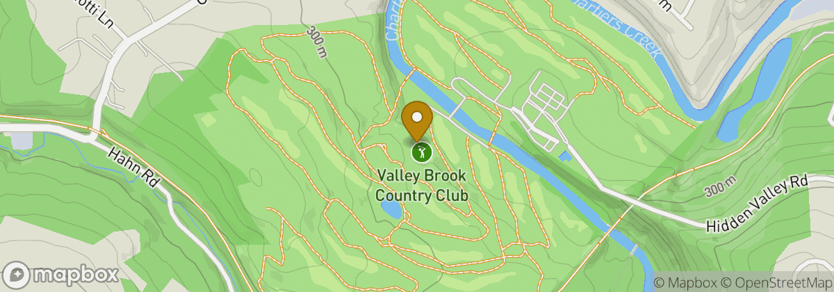 Map location: Valley Brook Country Club