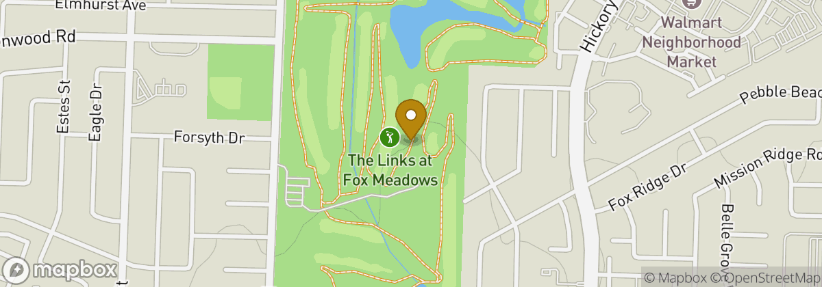 Map location: The Links at Fox Meadows
