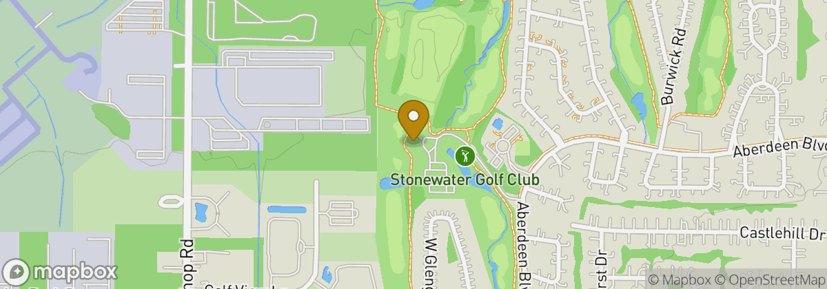 Map location: Stonewater Golf Club & Venue