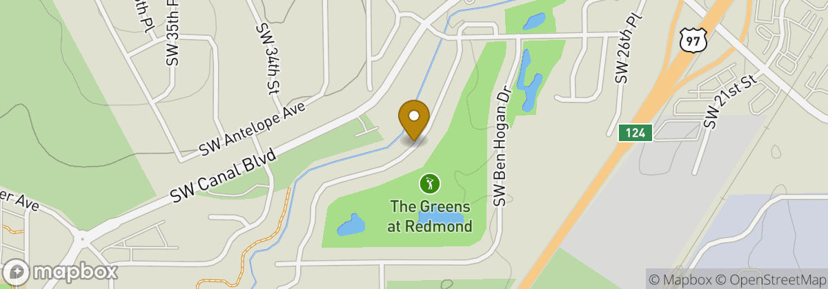 Map location: Greens at Redmond
