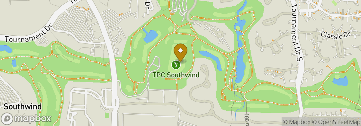 Map location: TPC Southwind