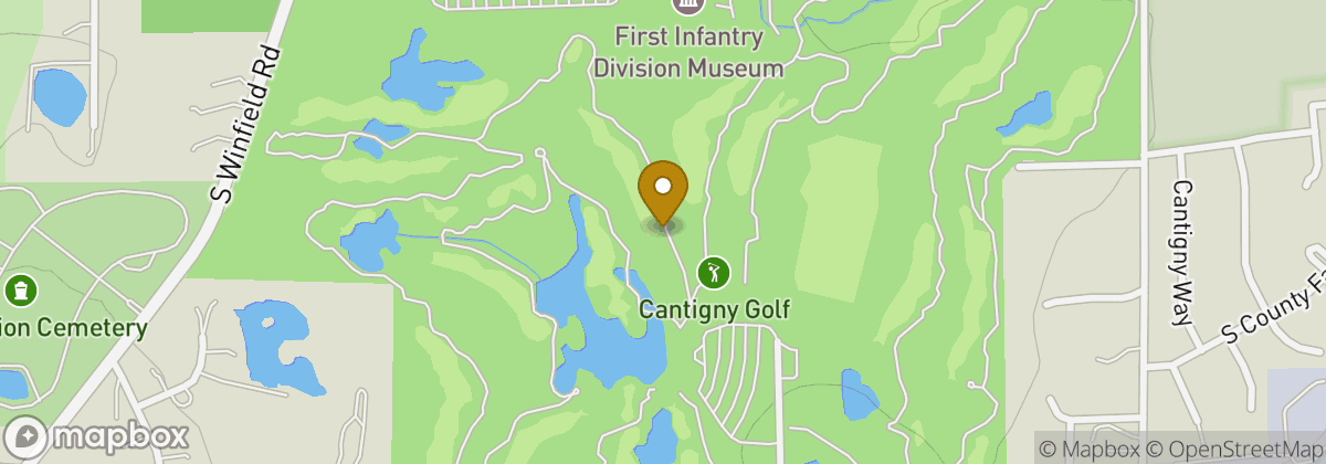 Map location: Cantigny Golf