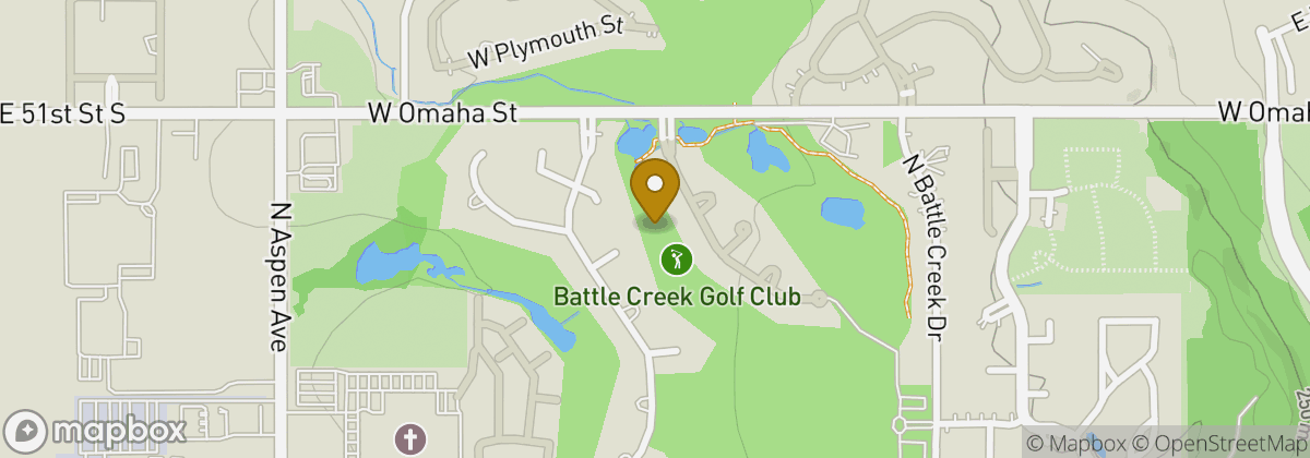 Map location: Battle Creek Golf Club