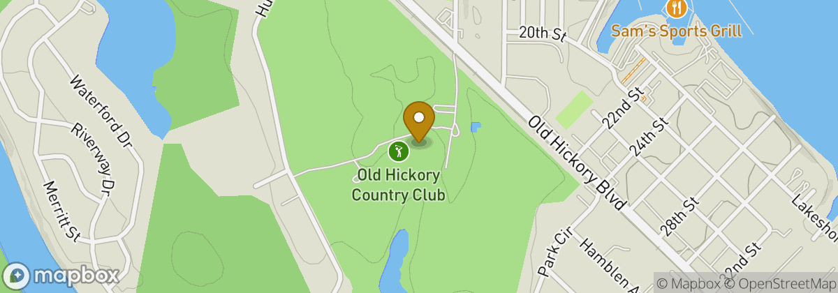 Map location: Old Hickory Country Club
