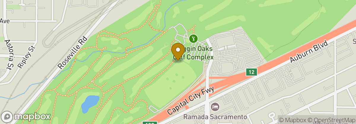 Map location: Haggin Oaks Golf Complex