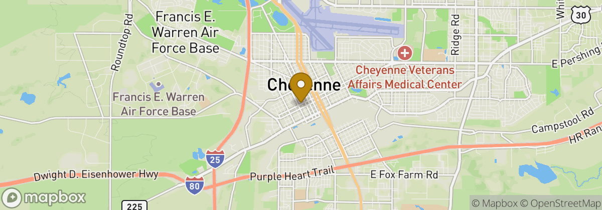 Map location: Cheyenne