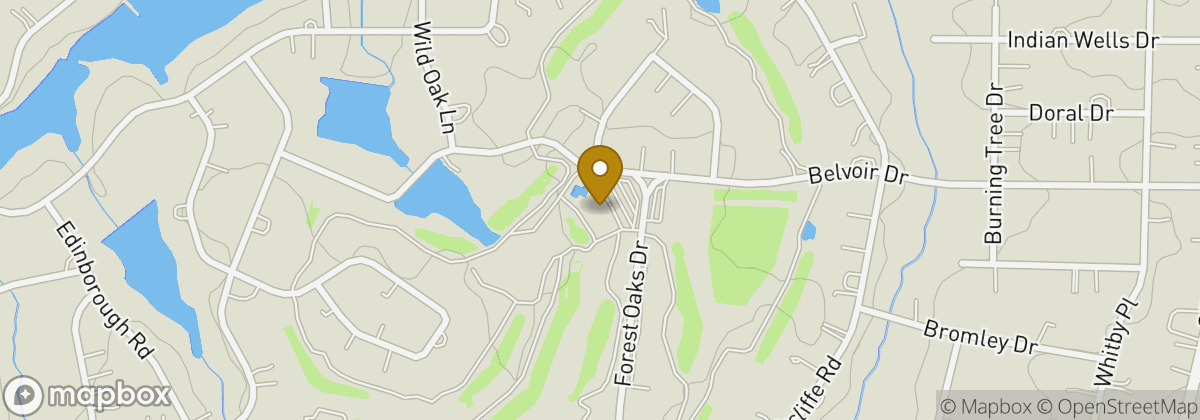 Map location: Forest Oaks Country Club