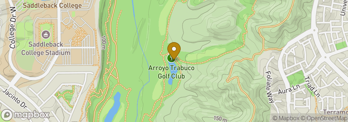 Map location: Arroyo Trabuco Golf Club