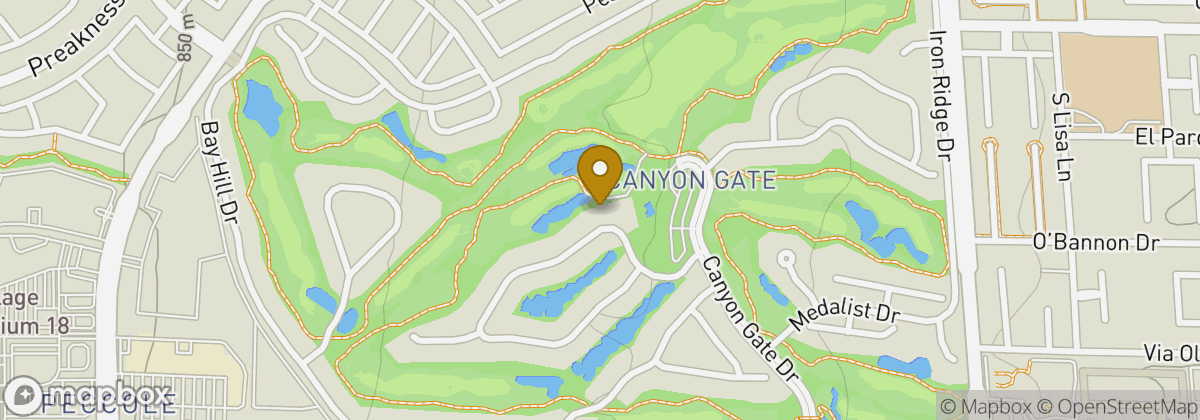 Map location: Canyon Gate Country Club