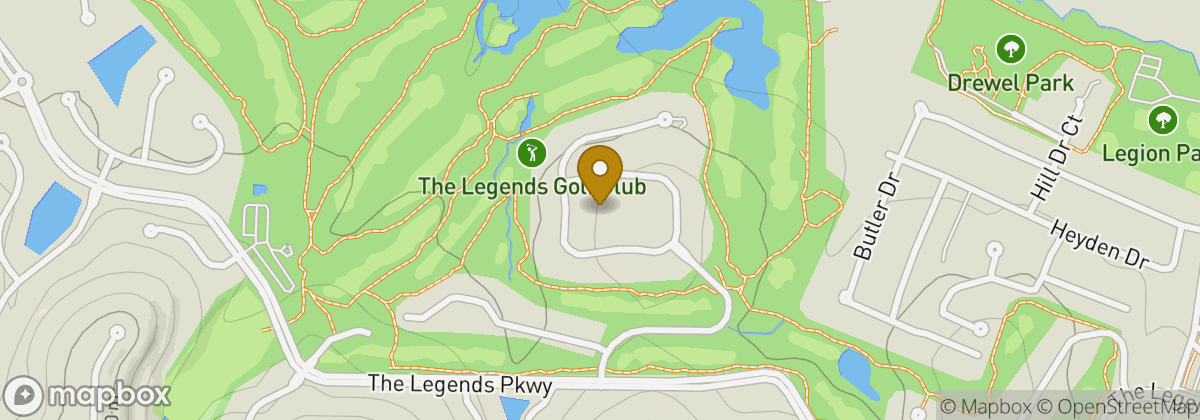 Map location: The Legends Country Club