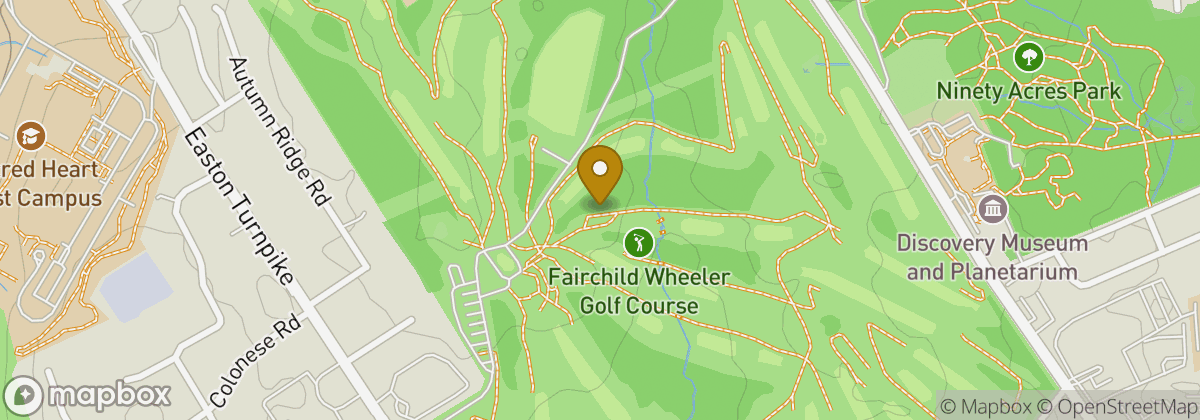 Map location: Fairchild Wheeler Golf Course
