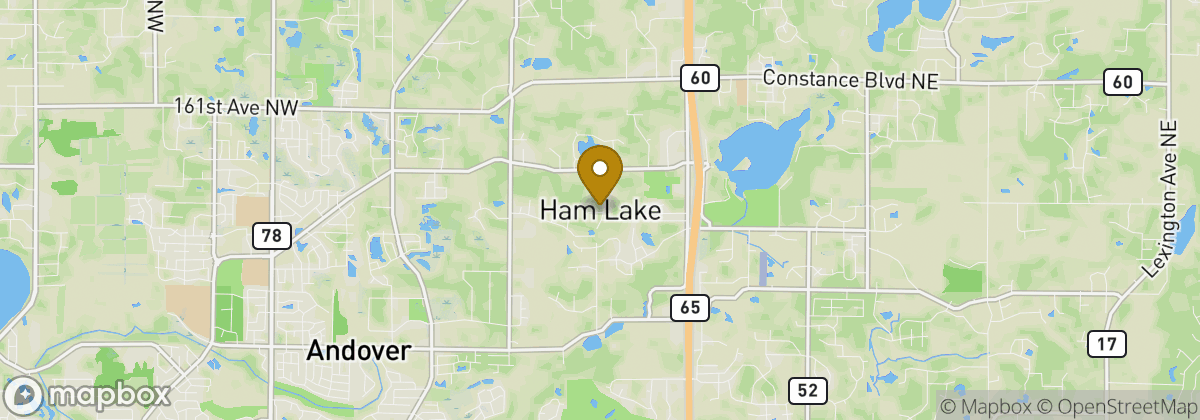 Map location: Ham Lake