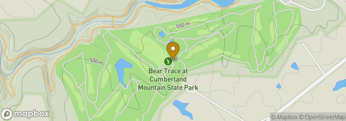 Map location: Bear Trace at Cumberland Mountain (tn Golf Trail)