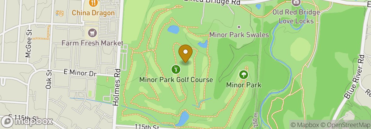 Map location: Minor Park Golf Course