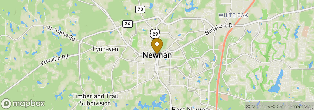 Map location: Newnan