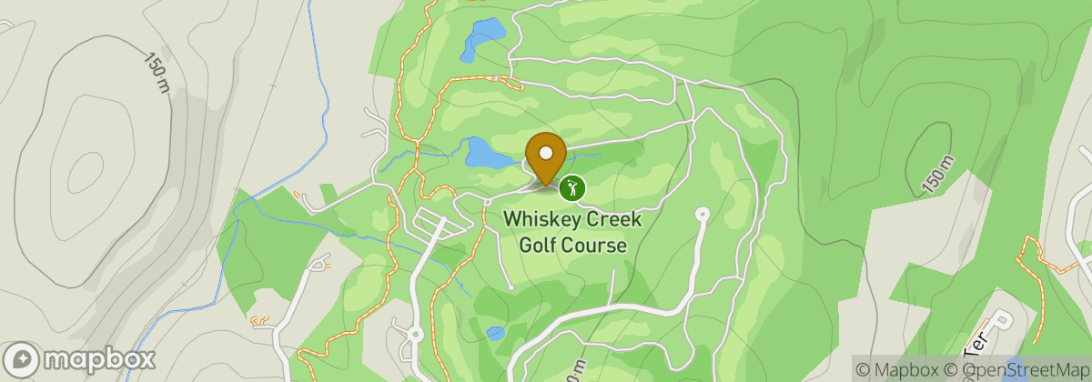 Map location: Whiskey Creek Golf Club