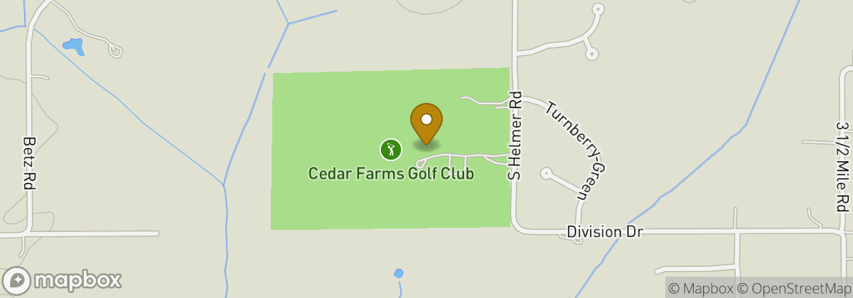 Map location: Squirrel Hollow Golf Course