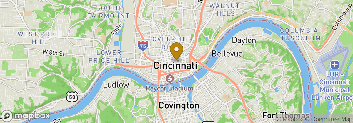 Map location: Cincinnati