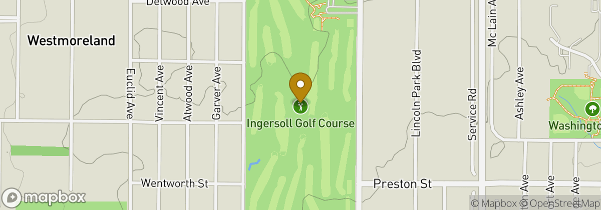 Map location: Ingersoll Golf Course