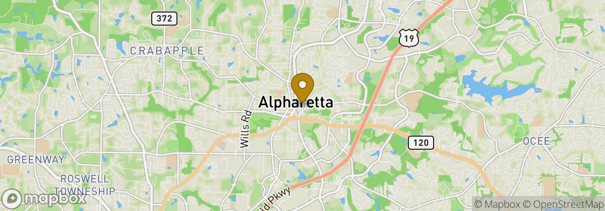 Map location: Alpharetta