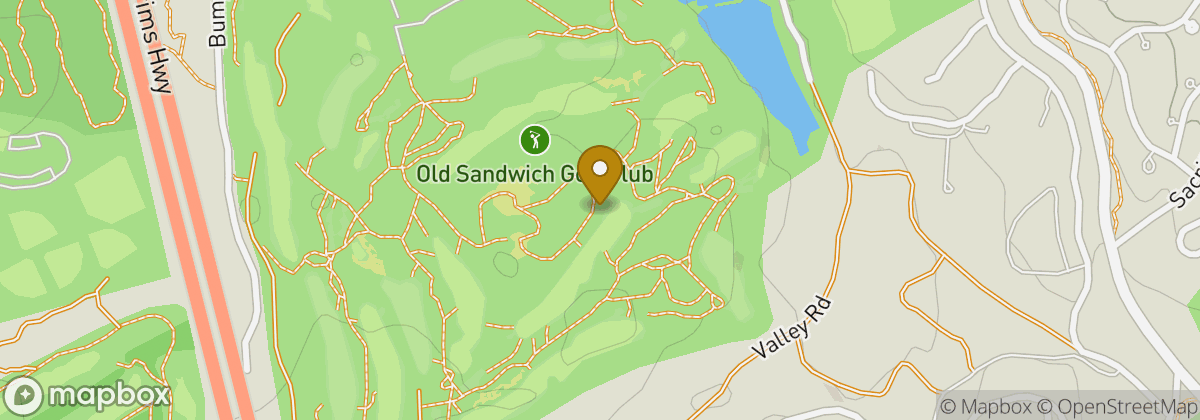 Map location: Old Sandwich Golf Club
