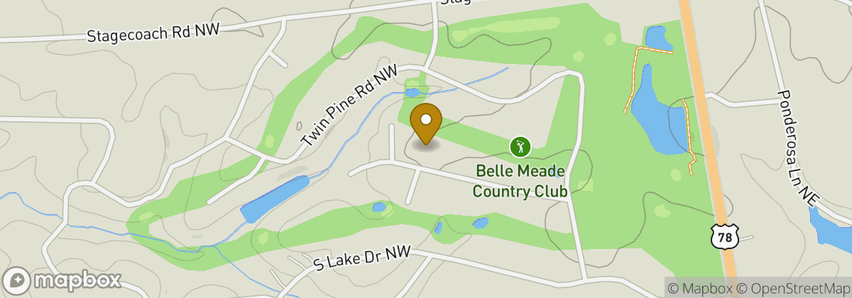 Map location: Belle Meade Country Club
