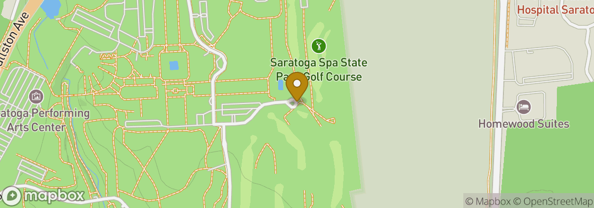 Map location: Saratoga Spa Golf Course
