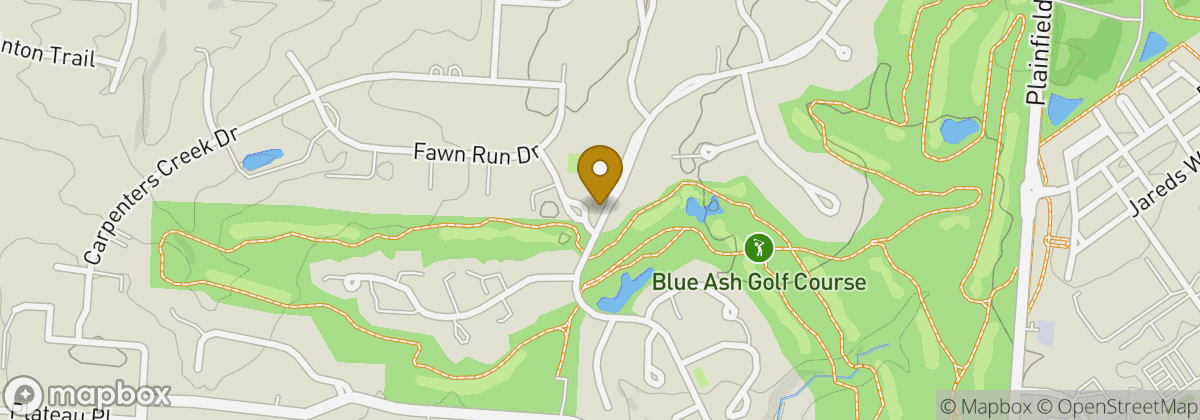Map location: Blue Ash Golf Course