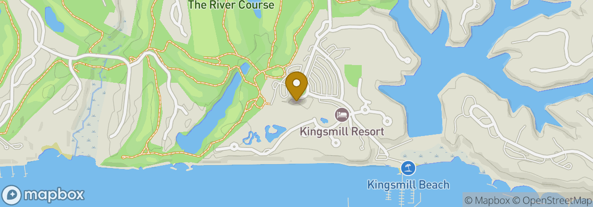 Map location: Kingsmill Resort