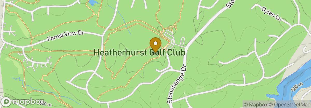 Map location: Heatherhurst Golf Course