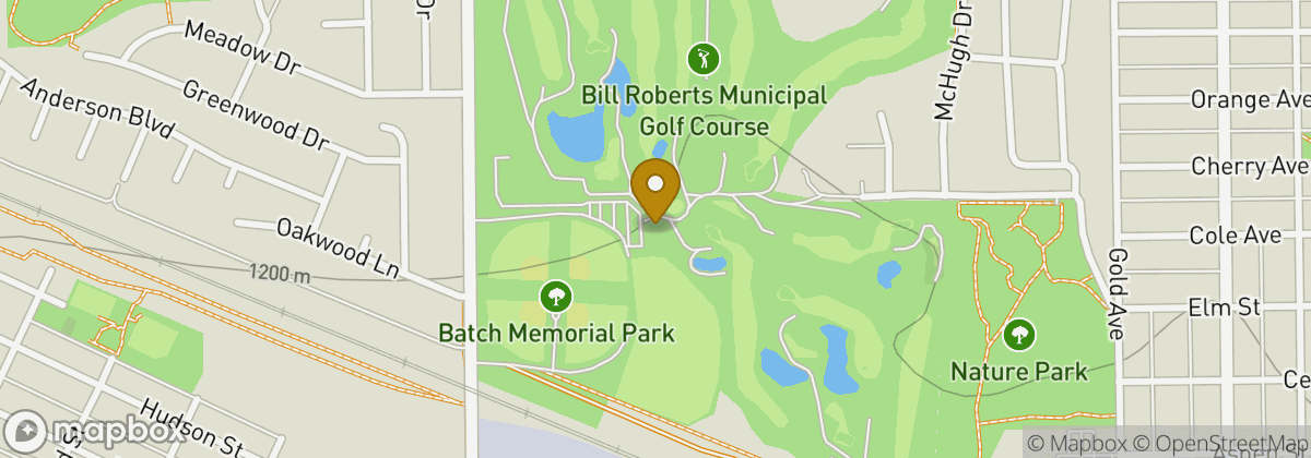 Map location: Bill Roberts Golf Course