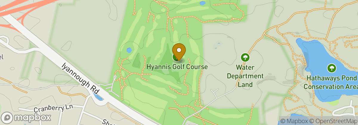 Map location: Hyannis Golf Course