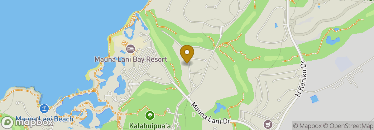 Map location: Mauna Lani Golf