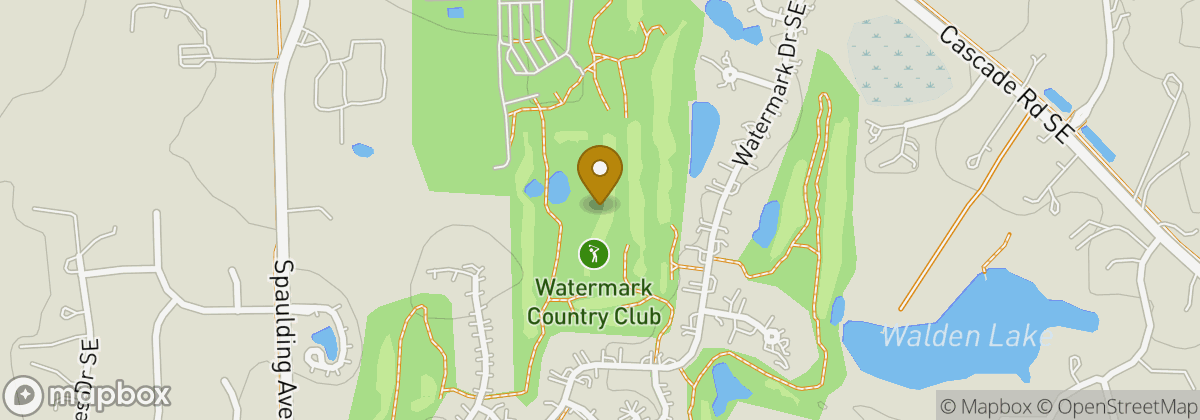 Map location: Watermark Country Club