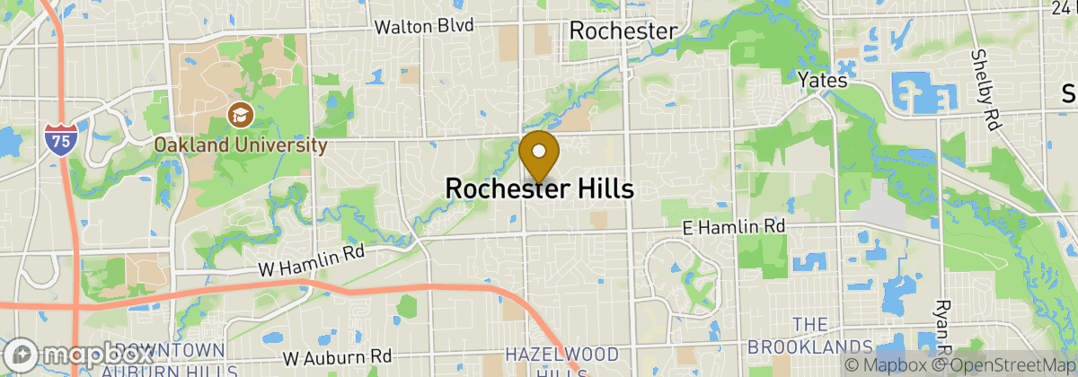 Map location: Rochester Hills