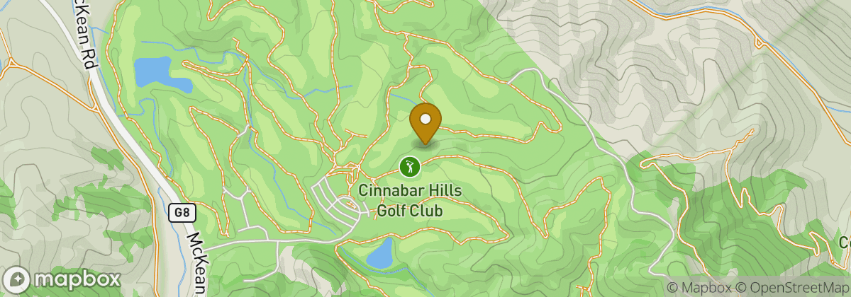 Map location: Cinnabar Hills Golf Club