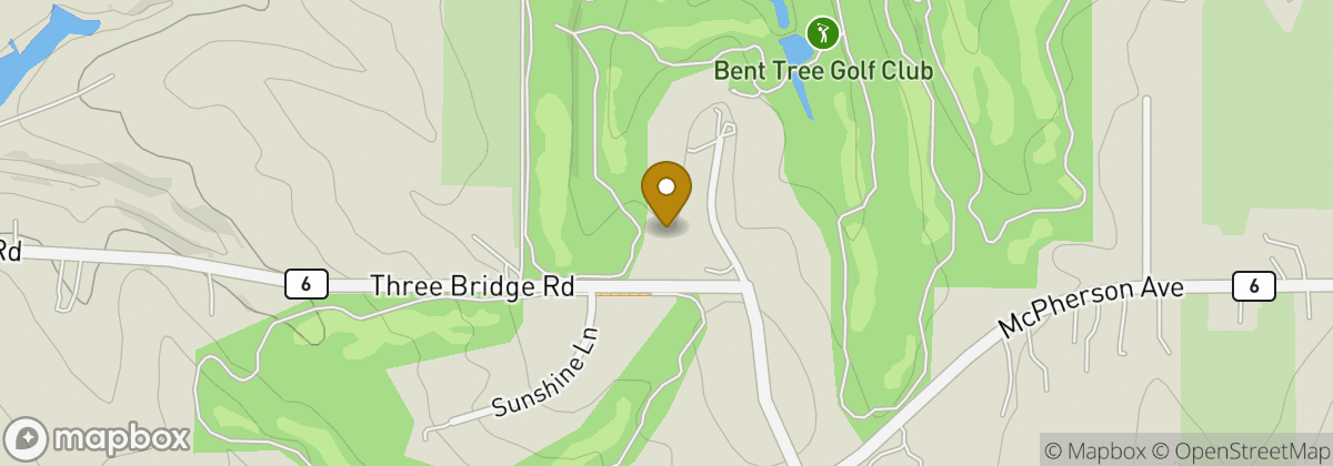 Map location: Bent Tree Golf Club