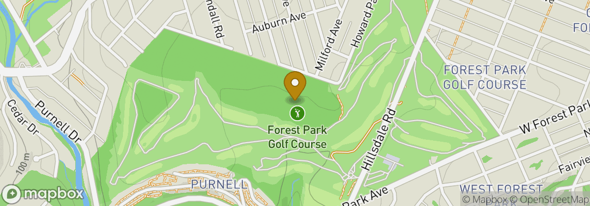 Map location: Forest Park Golf Course