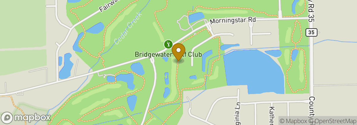 Map location: Bridgewater Golf Club