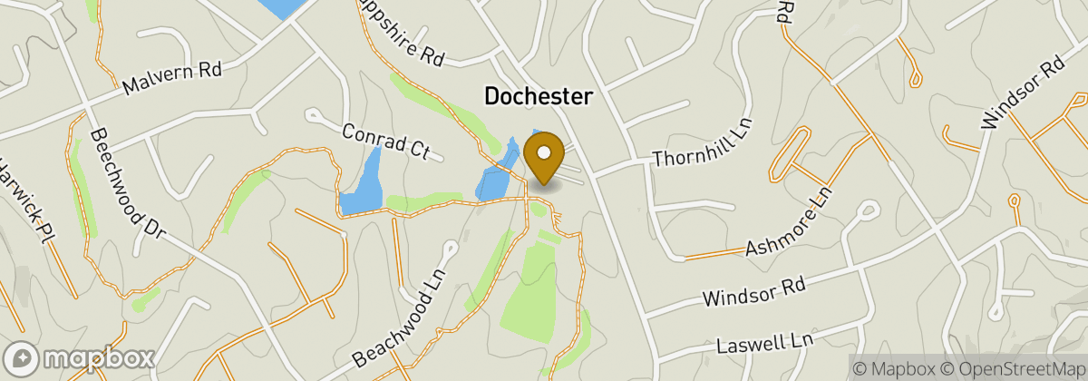 Map location: Dorchester Golf Club