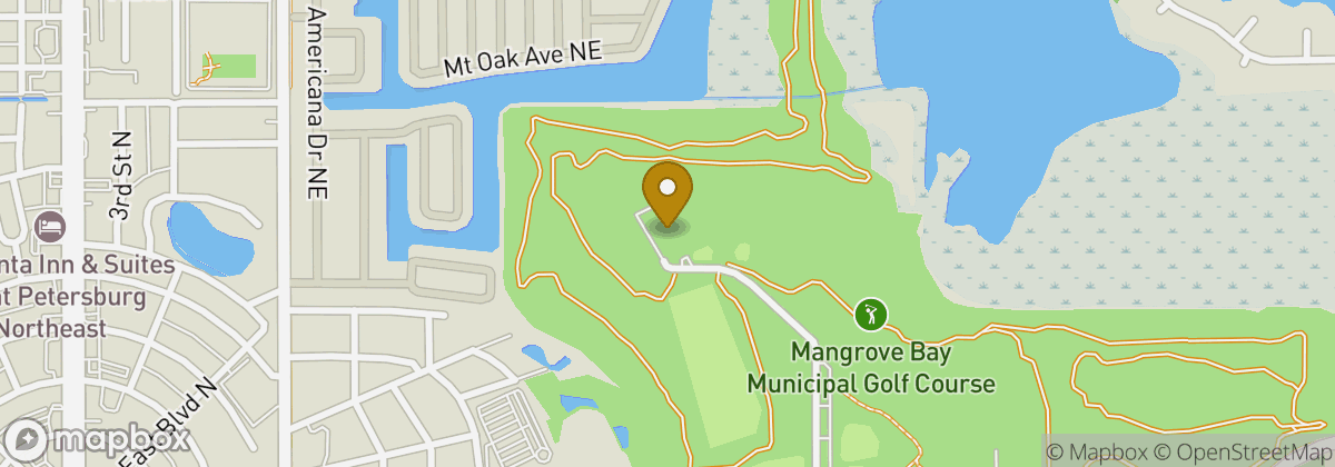 Map location: Mangrove Bay and Cypress Links Golf Courses