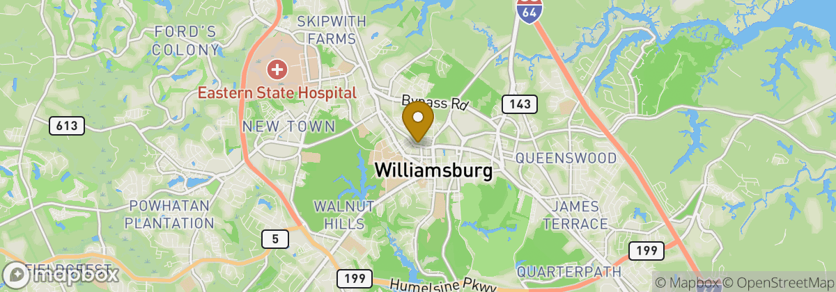 Map location: Williamsburg