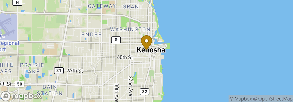 Map location: Kenosha
