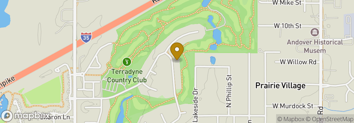 Map location: Terradyne Country Club