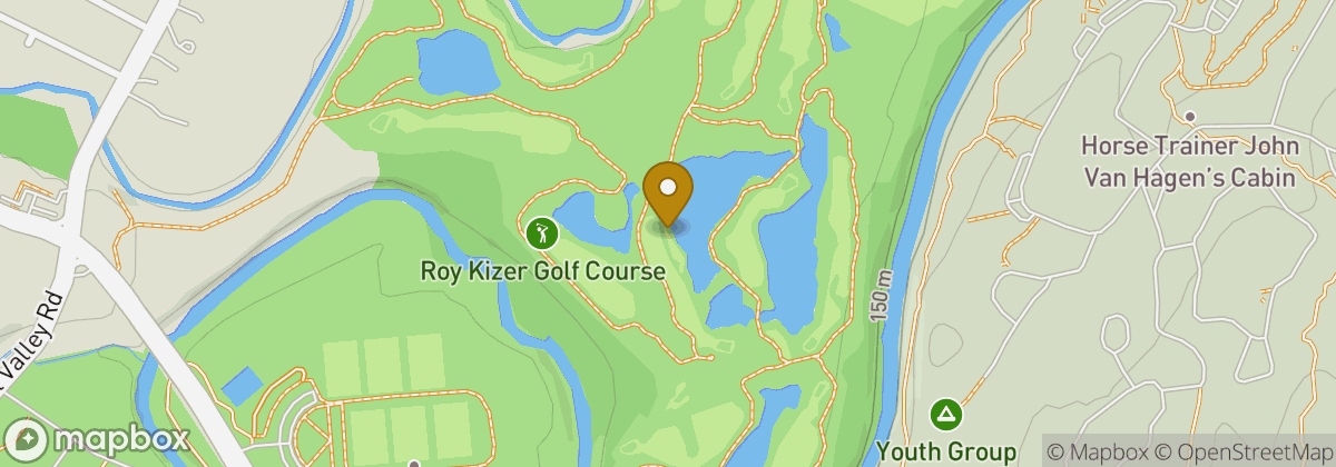 Map location: Roy Kizer Golf Course