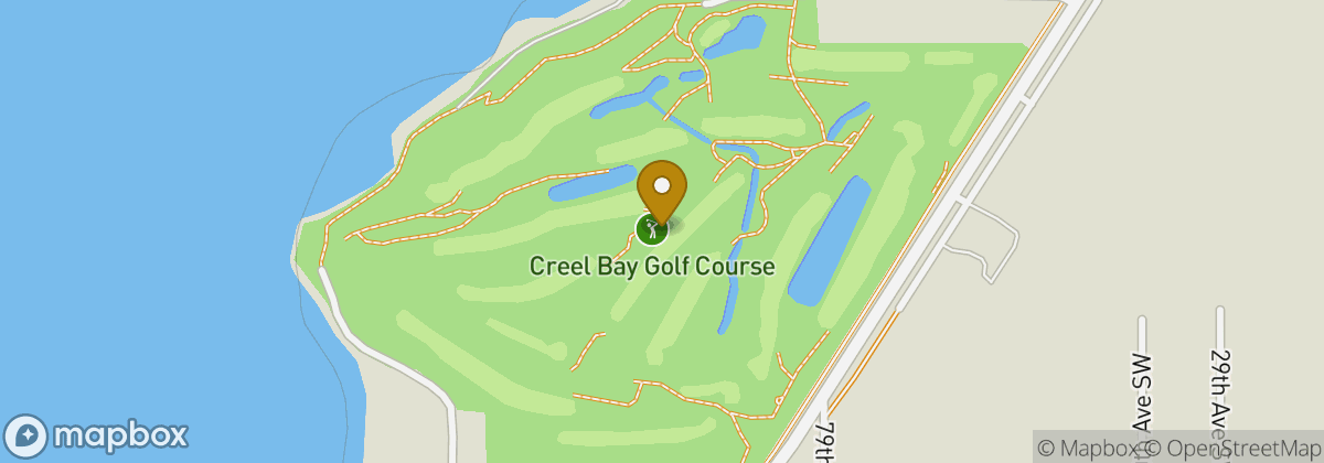 Map location: Creel Bay Golf Course