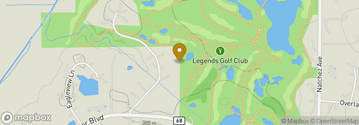 Map location: Legends Golf Club
