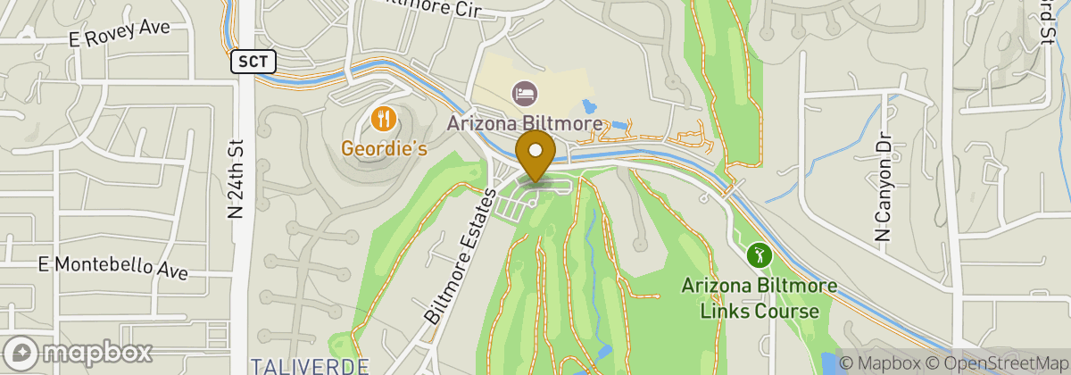 Map location: Arizona Biltmore Golf Club