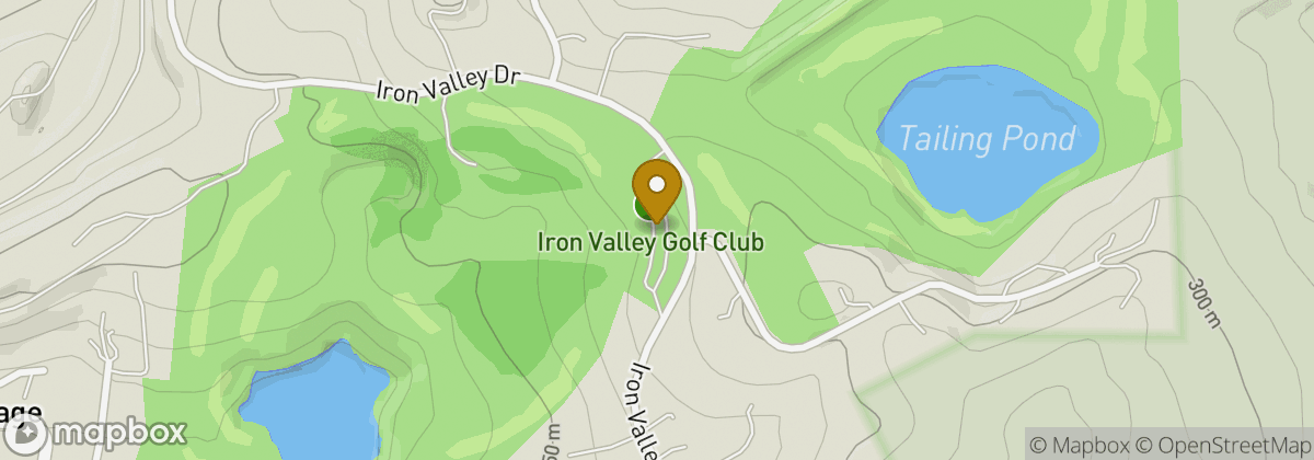 Map location: Iron Valley Golf Club