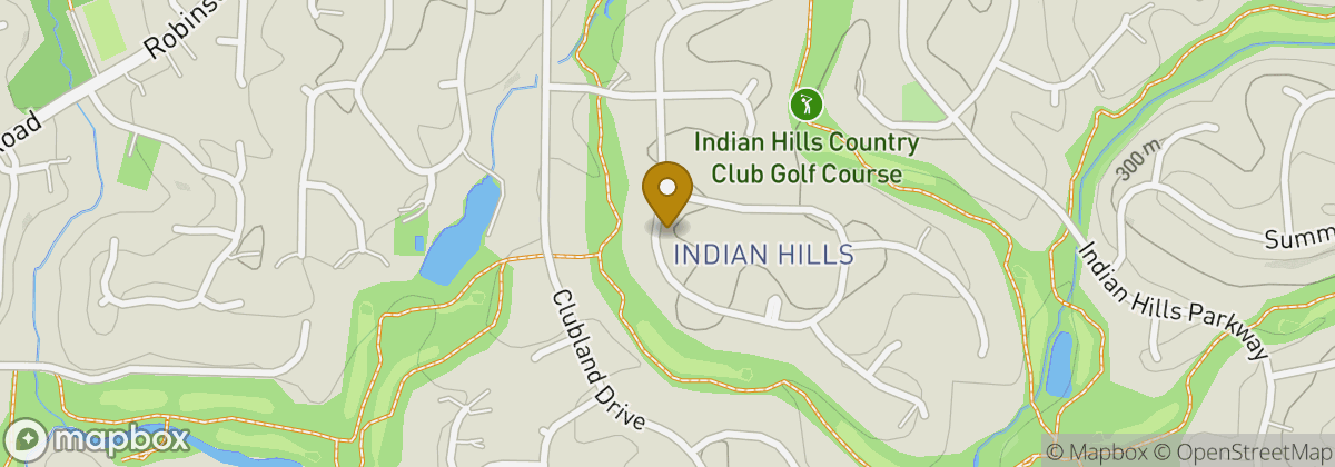 Map location: Indian Hills Country Club